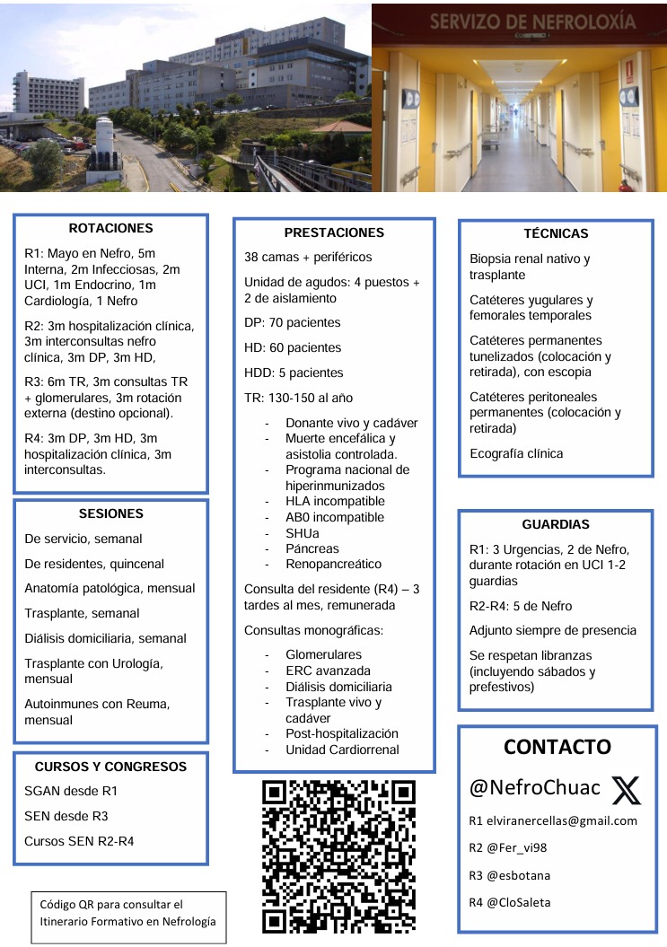 FUTUROS RESIS 🚨🚨 Un año más os dejamos por aquí los motivos para elegirnos 🫘⚠️ #MIR2025 #MIR25 #yoelijonefro #eligenefrología #makenephrologysexyagain #quierosernefro #nefrologia #nefro <a href="/Tarsi_Sada/">Tarsi Docencia</a>  <a href="/SanidadeACoruna/">Área Sanitaria da Coruña e Cee</a> <a href="/SENefrologia/">S.E.N. Nefrología</a> <a href="/NefroGalicia/">Sociedad Gallega de Nefrología - SGAN</a>