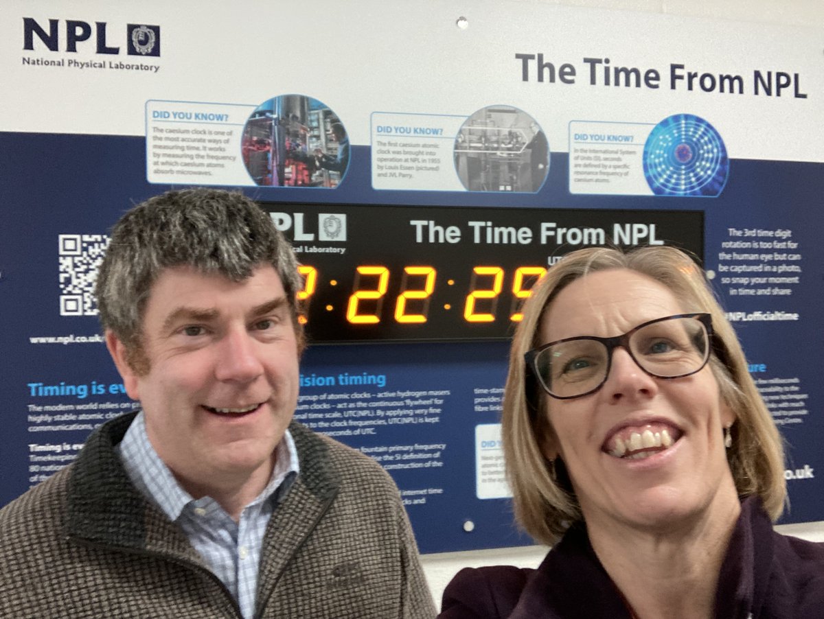 Last week Centre Director, Bill MacPherson had the chance to visit the NPL Innovation Node at Strathclyde University.  The NPL is a partner in our CDT, and it was great to find out more about the facility which hosts equipment that forms one of the NPLs National Timing Centres.
