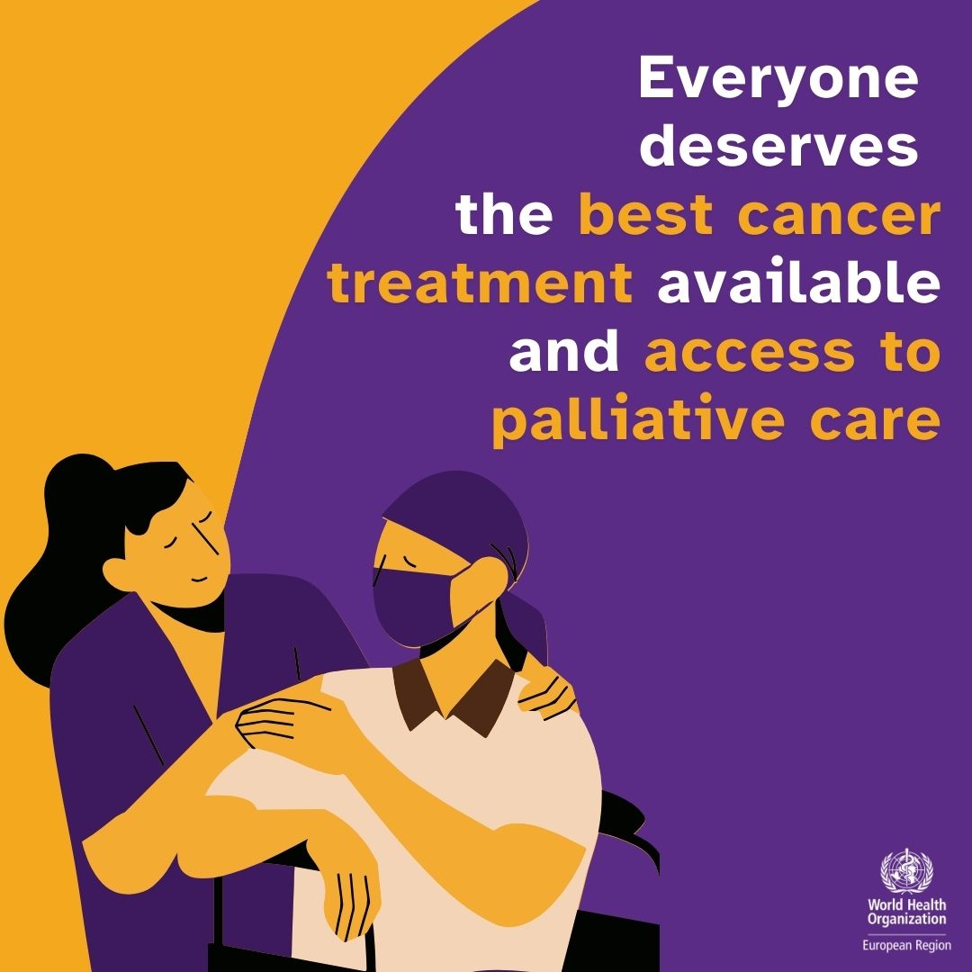 Everyone, no matter who they are or where they live, should have access to #cancer early detection, adequate diagnosis and treatment, and #palliativecare. 

#WorldCancerDay