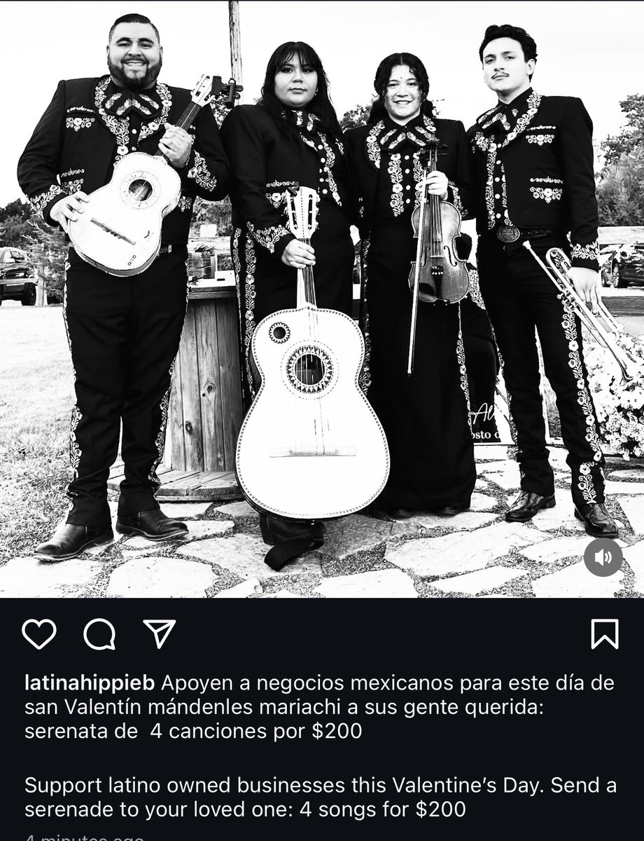 latinahippieb's tweet image. HMU if you’re interested in sending your loved one some live music for Valentine’s Day