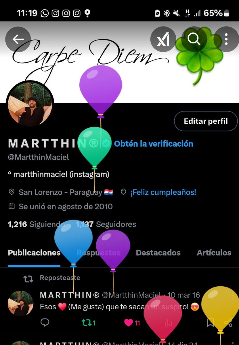 MartthinMaciel's tweet photo. Hay glóbitos en mi perfil! 
Cuantos cumplo !???? https://t.co/zXcl3fWAS3