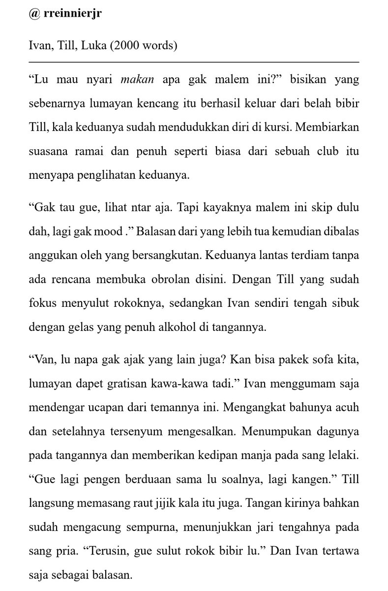 rreinnierjr's tweet photo. #TillLukaIvan 🔞

Till sama Ivan ngewein si cantik Luka. 

*commis by anon https://t.co/wvoNF0f33F