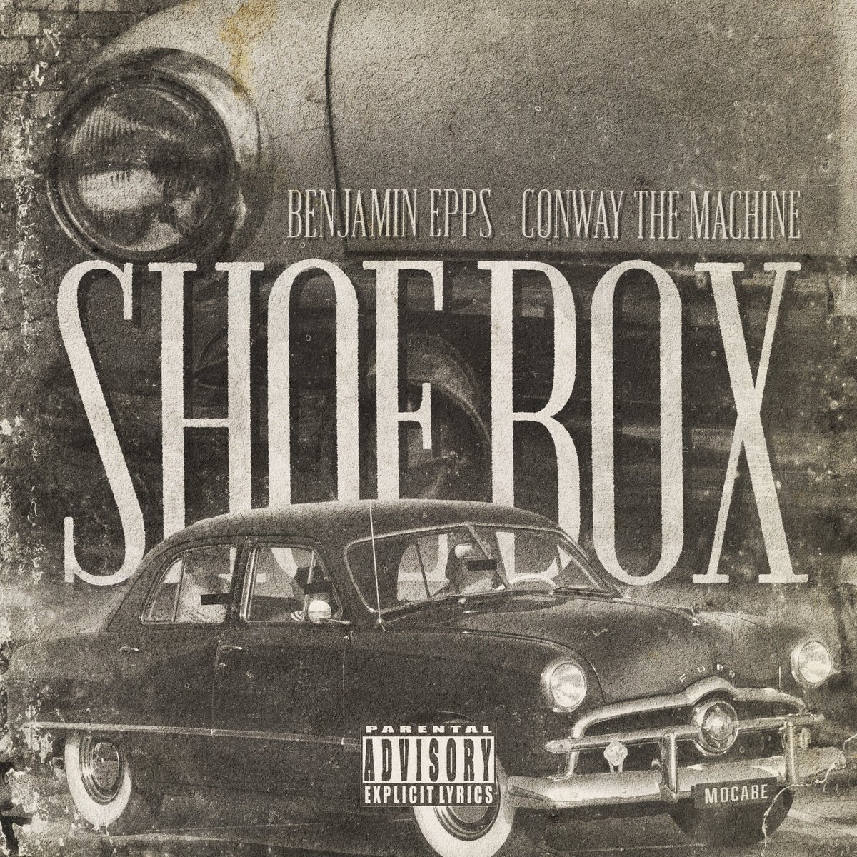 concept cover art for <a href="/BenjaminEpps3/">Benjamin Epps</a>  &amp; <a href="/WHOISCONWAY/">CONWAY</a>  „Shoe Box” off the new „L’Enfant Sacré De Bellevue” album