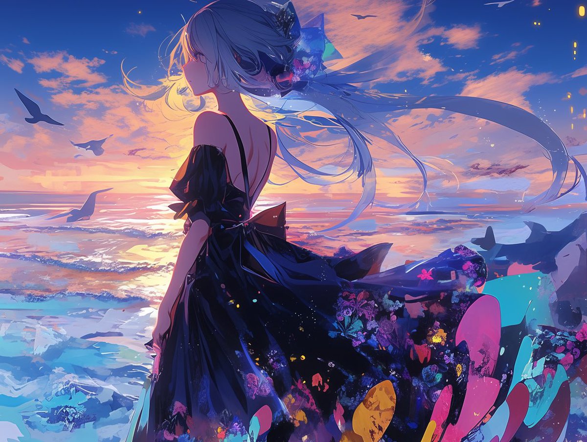 itmorikum_neko's tweet photo. 揺れる波に身をゆだねるように、
心のままに生きていいんだよ。

"You can live as you are,
just like surrendering to the gentle waves."

#aiart
#aiartcommunity
#ai
#hsp #hsshsp https://t.co/ddbCLoUipv
