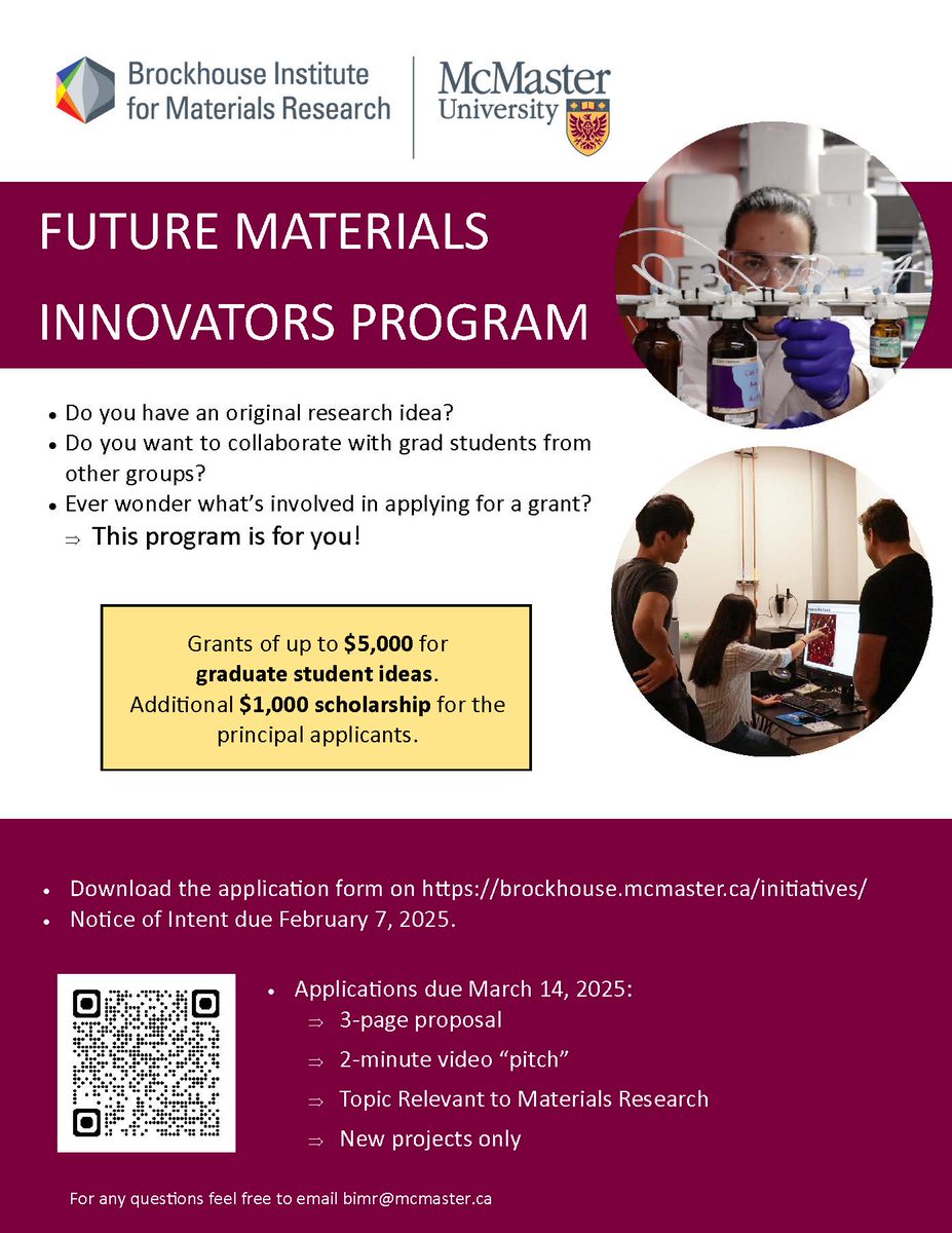 Brockhouse Institute for Materials Research (BIMR) tweet media