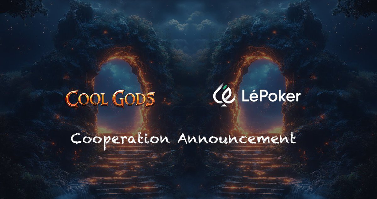 📣 Cool Gods x <a href="/LePokerGame/">LéPoker</a> 

A legendary collab is here! Cool Gods teams up with Lepoker to bring the ultimate Web3 poker experience. 

Get ready for next-level gameplay! 🃏⚡ 

#CoolGods #Lepoker #Web3