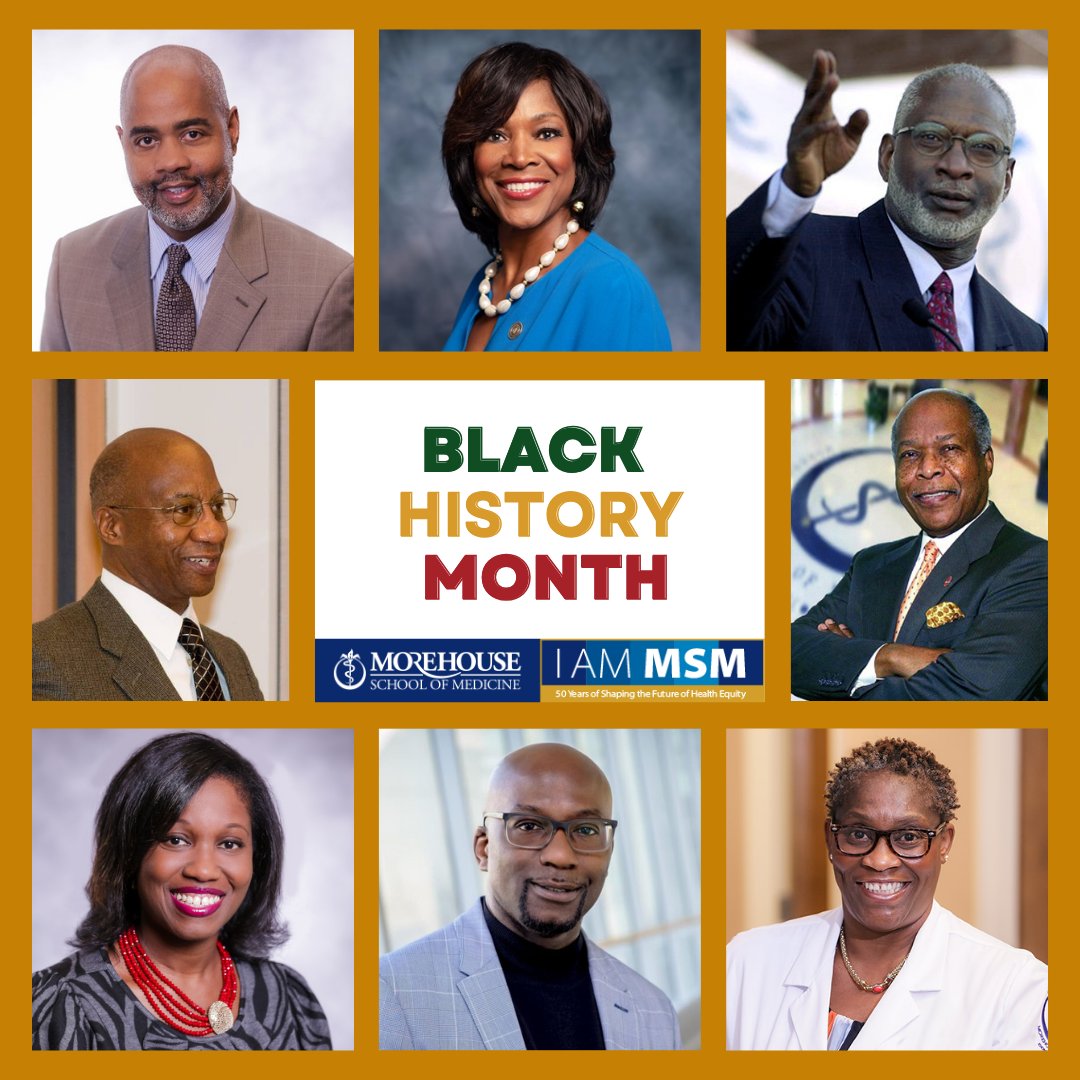 In honor of Black History Month, we highlight individuals from Morehouse School of Medicine who have significantly contributed to health equity, science, and innovation, both in the past and present. 

To learn more, visit our blog: bit.ly/3Eo9bXV