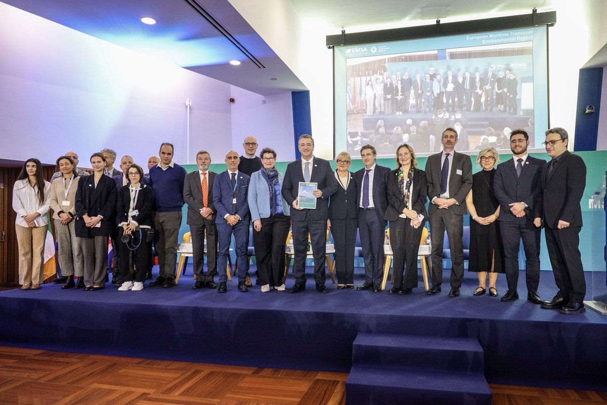 I launched today in Lisbon the new European Maritime Transport Environmental Report. A valuable guide for the future of European shipping, one that is both sustainable, competitive, and resilient.

By working together, we can ensure that maritime transport remains a key player in