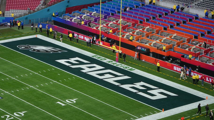 Eagles Nation (@phleaglesnation) on Twitter photo The NFL is removing the “END RACISM” messages in the end zones ahead of #SuperBowlLIX, the first time since 2021, via <a href="/TheAthletic/">The Athletic</a>. The NFL is removing the “END RACISM” messages in the end zones ahead of #SuperBowlLIX, the first time since 2021, via <a href="/TheAthletic/">The Athletic</a>.