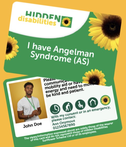 Hidden Disabilities Sunflower Ireland & N. Ireland (@sunflwrireland) on Twitter photo *NEW*
๐ป I have Angelman Syndrome Sunflower card
๐ bit.ly/3CEf0jh
<a href="/AngelmanUK/">angelmanuk</a>
#AS
ALT: Sunflower card. Front says: I have Angelman Syndrome (AS). The back of the card has space for a photo, guidance on the type of support needed and emergency contact details. *NEW*
๐ป I have Angelman Syndrome Sunflower card
๐ bit.ly/3CEf0jh
<a href="/AngelmanUK/">angelmanuk</a>
#AS
ALT: Sunflower card. Front says: I have Angelman Syndrome (AS). The back of the card has space for a photo, guidance on the type of support needed and emergency contact details.