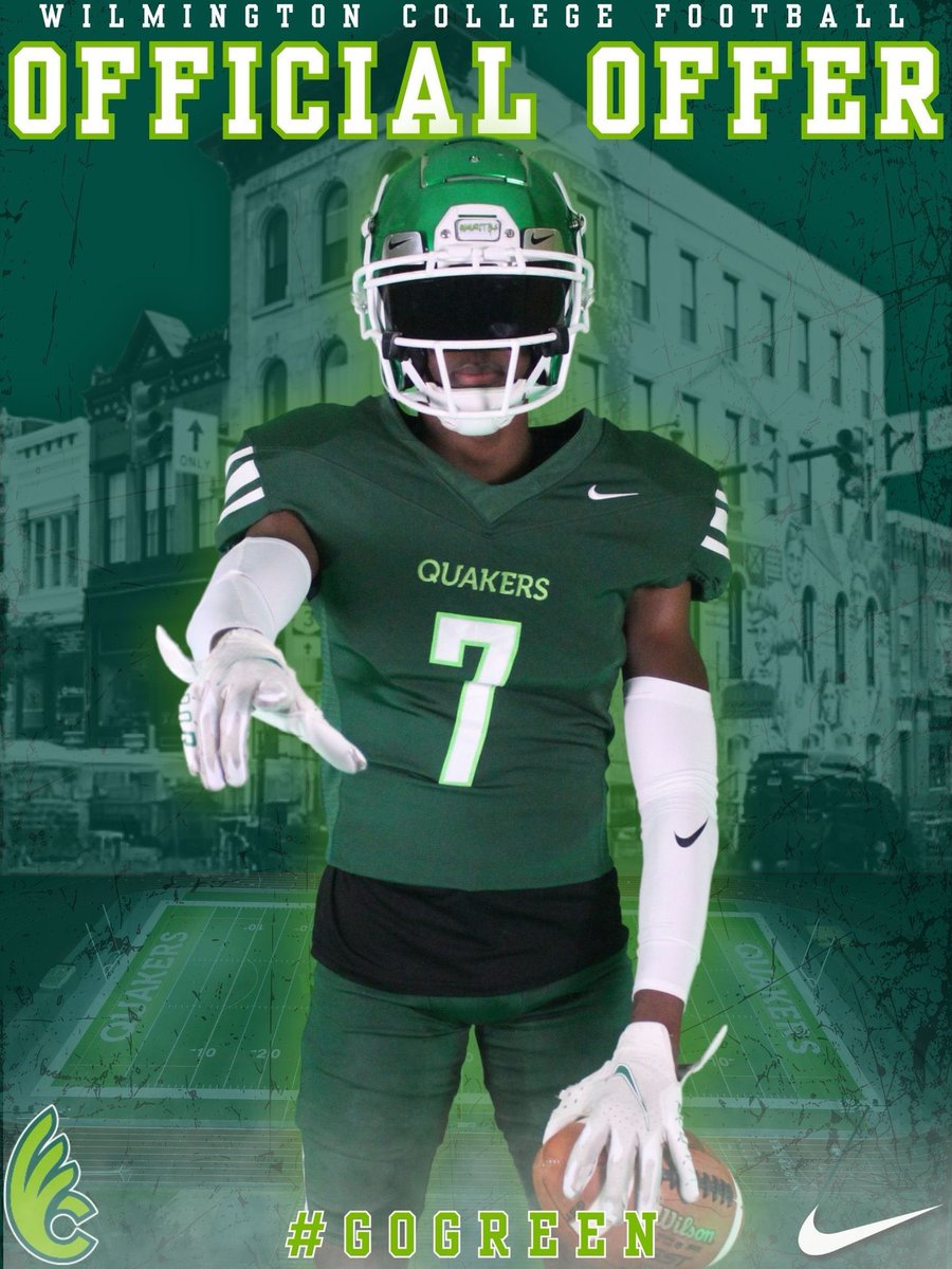 After a great conversation with <a href="/Coach_Griffin32/">Kevin Griffin</a> i am blessed to receive an offer from Wilmington College <a href="/AkiiSmithJr/">Akii Jermain SmithJr</a> <a href="/CoachsacksDent/">Randall "Sack Chaser" Dent 💰🏃🏽‍♂️</a> <a href="/coachjoegordon/">The Official Teammate of Today's Student Athlete</a> <a href="/SeguinCougarFB/">Seguin Cougar Football 🏈🐾</a>