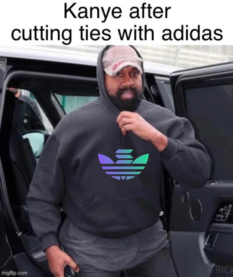 Heard <a href="/kanyewest/">ye</a> was the newest ADIDAS on SOL kol.