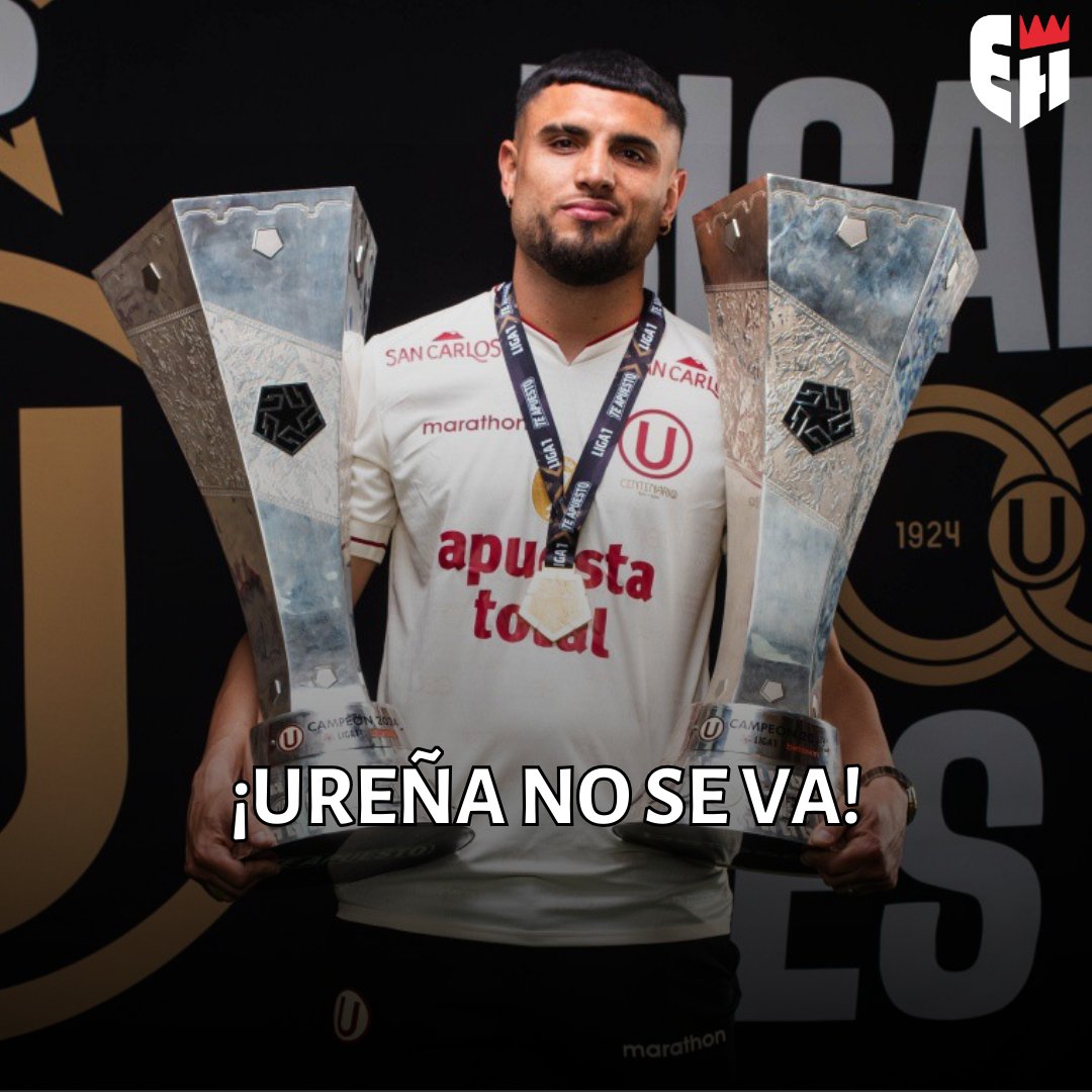¡UREÑA NO SE VA! 

Según <a href="/Gustavo_p4/">Gustavo Peralta Coello</a> , Rodrigo Ureña no se va a #Belgrano y se queda en #Universitario de Deportes. La razón es porque el 'pirata' no abonó a tiempo la cláusula de salida del chileno. 

⏱️ La 'U' sacará un comunicado las próximas horas. 

✍️ <a href="/alecespedes_ok/">Ale Cespedes</a>