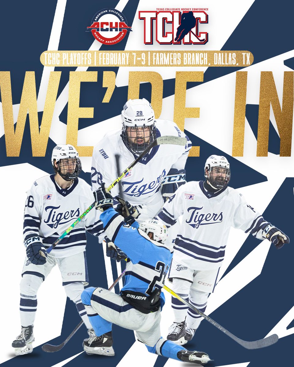 ETBU_Hockey's tweet image. Did you think we were done? Of course not! Let’s cause some havoc 💪

Stay tuned for updates to come!

#TexasTigers #feartheroar🐅 #TCHC
