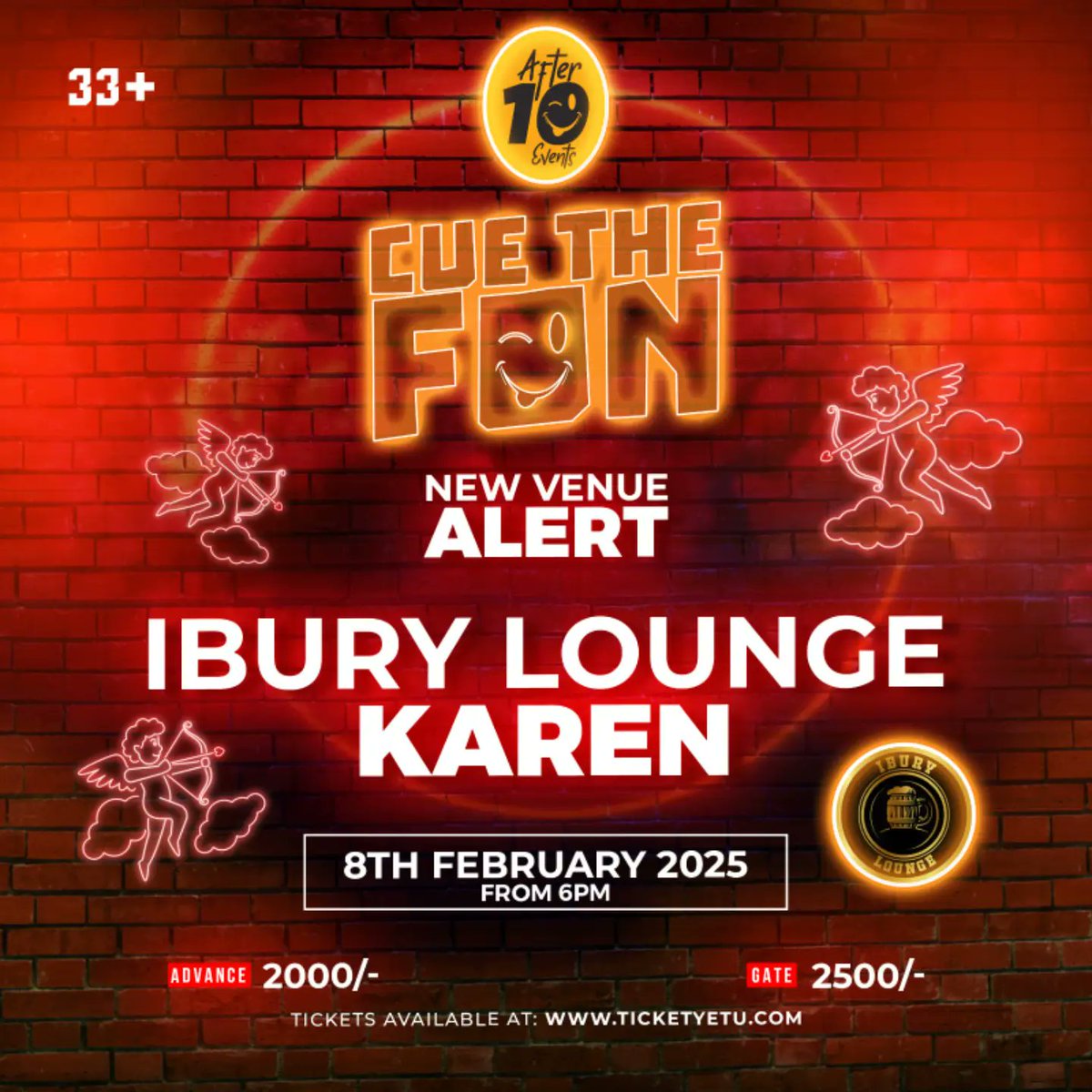 After10Ke's tweet image. See you at @IburyKaren on Sat 8th February 2025. Still taking applications. T$Cs apply. 
#CueTheFun #SinglesMixer #Matchmaking #PitchAFriendKe