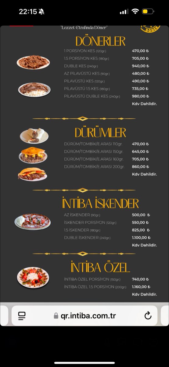 denetlecomtr's tweet photo. İntiba Döner’de döner fiyatı bin liralara kadar çıkıyor. https://t.co/ty1hU05fcU