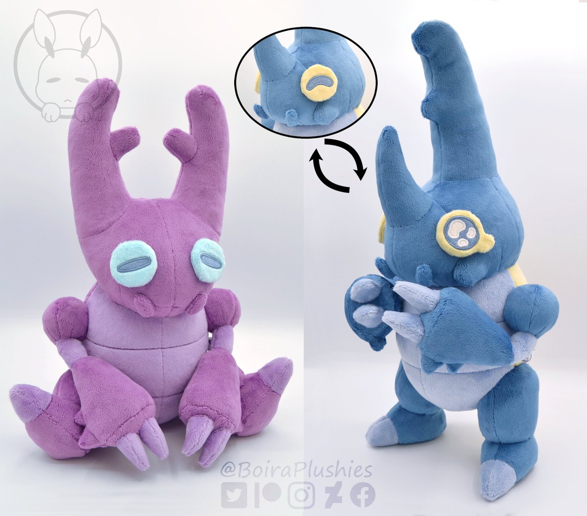 A couple of very expressive Beetles 🪲💙💜 

New pattern reward for patrons