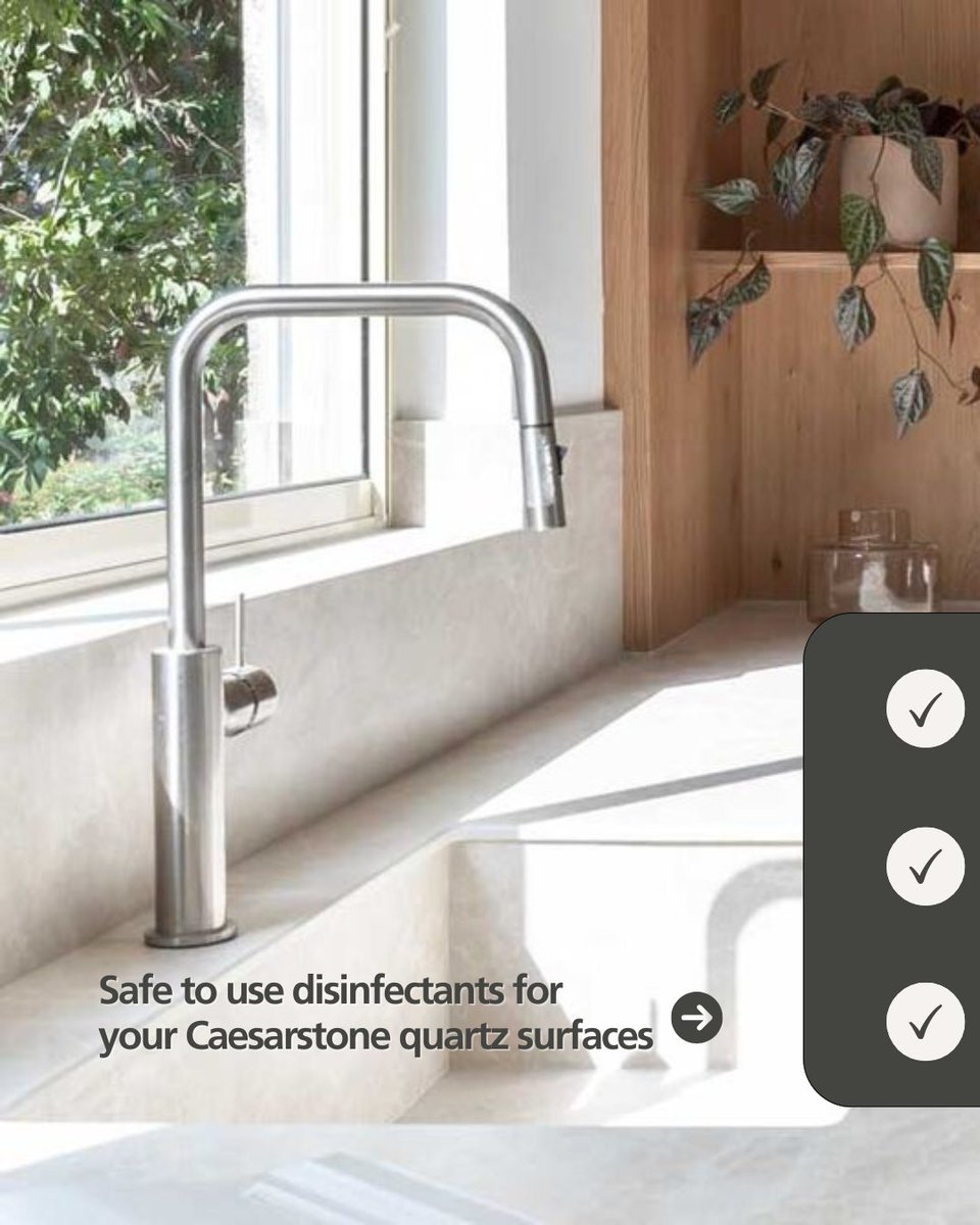 CaesarstoneCA's tweet image. Cleaning Caesarstone surfaces? Easy as pie 🥧 More tips: bit.ly/3S9fiSL

Nettoyer les surfaces Caesarstone? C’est facile comme une tarte 🥧 Entretien quotidien : savon doux ou mélange de vinaigre.

 #Caesarstone #QuartzCountertops