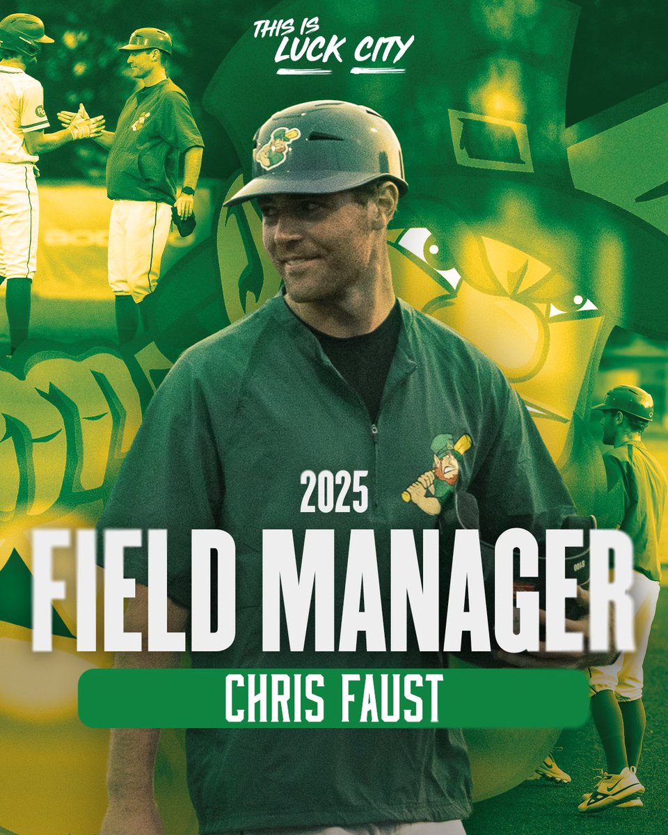 An original Leprechaun, Chris Faust, has been named Field Manager of the Royal Oak Leprechauns for the upcoming 2025 Northwoods League season! ☘️🤝

Full Story Here: 
northwoodsleague.com/royal-oak-lepr…