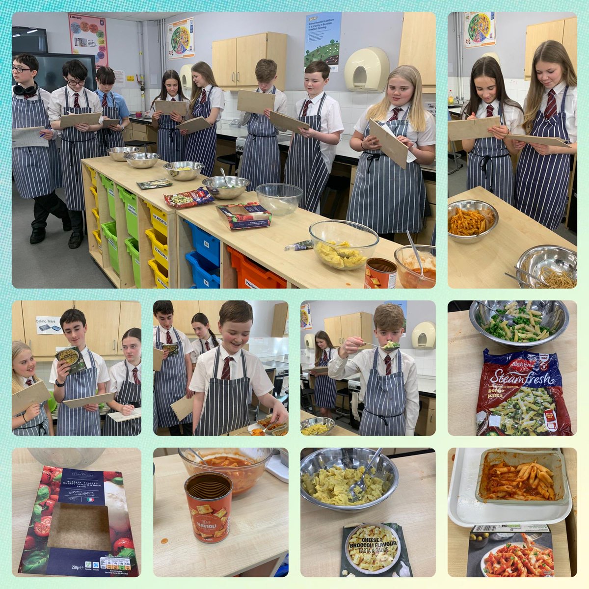 S2 Health and Food Technology pupils had fun learning about sensory analysis in todays lesson 🍴🥣📋 ⁦<a href="/stninianshigh/">Saint Ninian's</a>⁩ #creativity