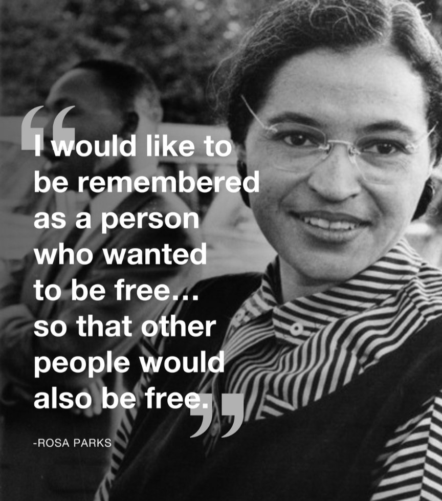 KeishaOBlair's tweet photo. Happy heavenly 112th birthday to the legendary Rosa Parks. Your courage and refusal to give up your rights paved the way for all of us. We salute you on this special day! Thank you!❤️ #rosaparksday #Rosaparks #BlackHistoryMonth #BlackHistory https://t.co/tO2M9hAn4g