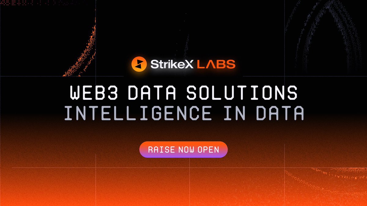 StrikeXLabs's tweet photo. From AI to RWAs, both depend on reliable, immutable, and accurate data.  

Be part of the on-chain revolution and join our Series A funding round today. 

In collaboration with @Securitize

🔗 https://t.co/KNMlApp43Q https://t.co/cyMPvfarQA