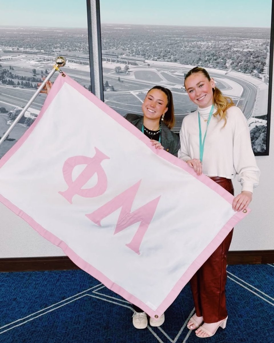 PhiMuFraternity's tweet photo. Phi Mu leaders made an impact at the 2025 College Panhellenic Academy &amp; Association of Fraternal Leadership &amp; Values 💕🌟 

We’re proud of our members representing Phi Mu and shaping the future of fraternity and sorority communities! https://t.co/dgdEn2qPDJ