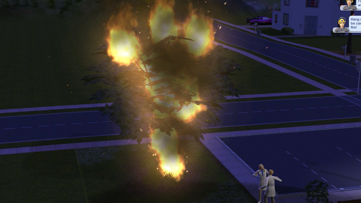 19Chappers99's tweet image. Got fined $500 for reporting a tree on fire #TheSims2LegacyCollection