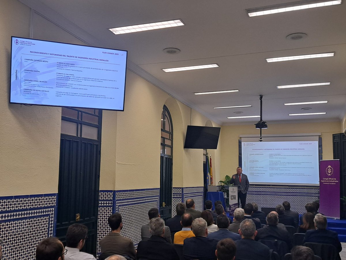 COIIAOC (@industrialesand) on Twitter photo 🗣️ Juan Carlos Durán, decano de <a href="/industrialesand/">COIIAOC</a>, analiza durante el encuentro “El talento es cosa nuestra” 🚀 que "Siempre se ha dicho q sin Industria, no hay progreso; pero sin talento, sin pasión y sin compromiso no hay Industria". 🗣️ Juan Carlos Durán, decano de <a href="/industrialesand/">COIIAOC</a>, analiza durante el encuentro “El talento es cosa nuestra” 🚀 que "Siempre se ha dicho q sin Industria, no hay progreso; pero sin talento, sin pasión y sin compromiso no hay Industria".
