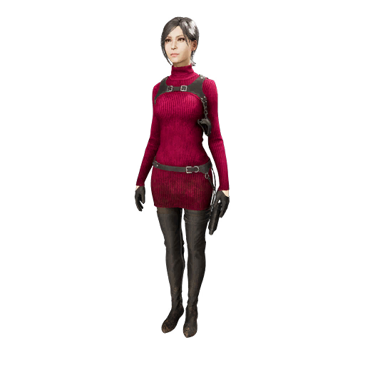 jill valentine red dress RESIDENT EVIL X DEAD BY DAYLIGHT Jill Valentine - Tenue du BSAA Ada Wong -  Cosmétique du remake de RE4 Leon S. Kennedy - RE6 Rebecca Chambers