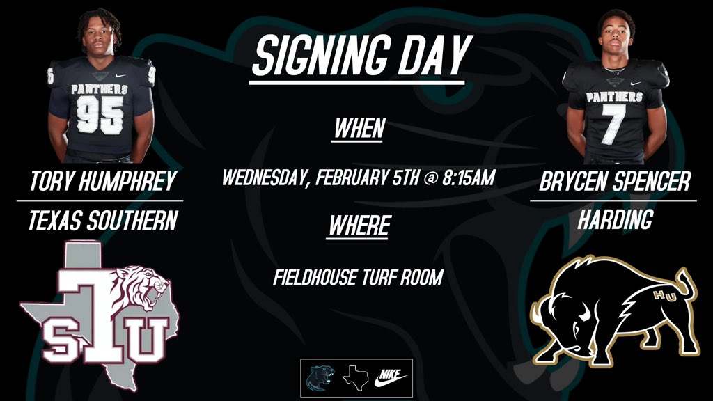 Join us tomorrow morning as we celebrate these two athletes for signing to their respective universities! All are welcome!

#CREEK