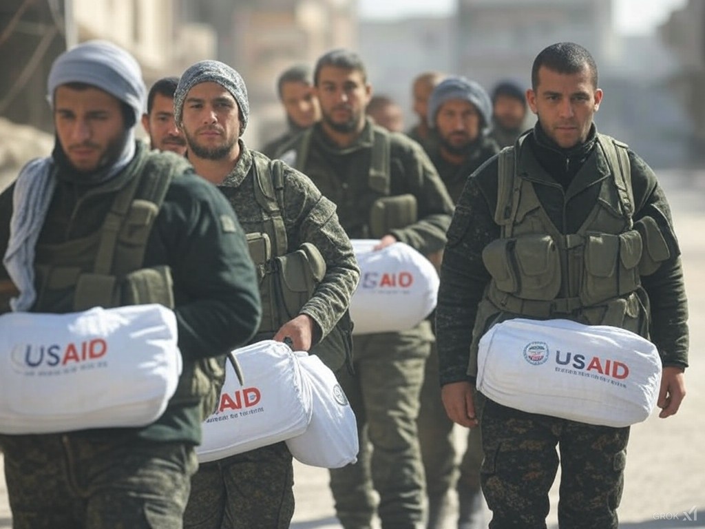 amuse's tweet image. USAID🧵: USAID-funded aid meant for Syrian refugees ended up feeding al Qaeda-affiliated fighters. A USAID-backed NGO, run by Mahmoud Al Hafyan, skimmed up to $10 million in meals—letting Al-Nusrah Front terrorists collect food meant for civilians. U.S. tax dollars at work.