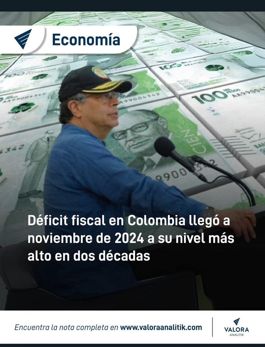 ToroDeArena's tweet photo. Te subieron la gasolina

Te clavaron otra reforma tributaria

Tuvieron el presupuesto más alto en la historia

Y hoy tenemos el MAYOR DÉFICIT FISCAL en 2 decadas. Se robaron el todo, DERROCHARON todo. https://t.co/kMz3Vzpw04