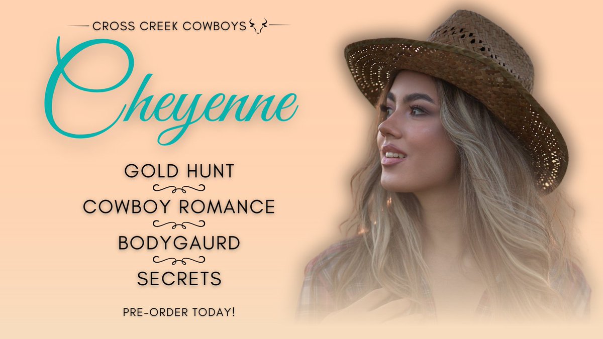 The countdown is on! Cheyenne will be here in just a couple of days! Pre-order your copy today!
amzn.to/3XzX4hr