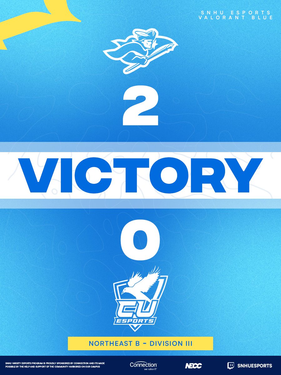 Happy to start off our season with a decisive 2-0 win over Carleton 

#SNHU | #NECC