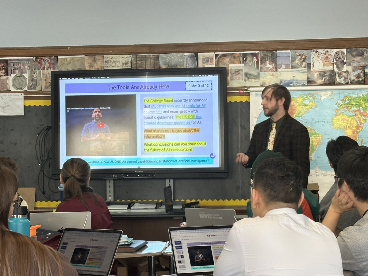 apersad's tweet image. An incredible start to our teacher led 5 part series PD : the practical guide to AI, a no nonsense guide for teachers #AIinEducation #teachingwithAI #AIdatascience