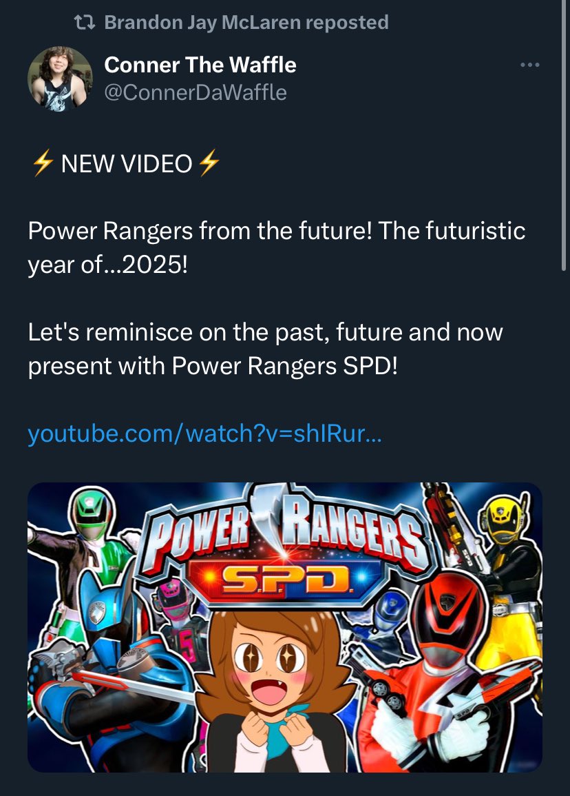 ConnerDaWaffle's tweet photo. The GOAT himself liked and retweeted my video!

To quote cole, He really is the greatest ranger 🔥 https://t.co/if7GxronO0