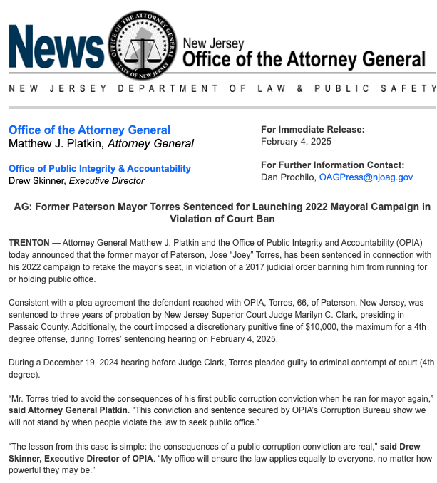 News2ATeam's tweet photo. The @NewJerseyOAG will prosecute someone for running for mayor, but will he investigate Governor @GovMurphy for admittedly illegally harboring illegal aliens in his home?

@gunforhirerange @JoeLoPorto @JohnPetrolino @njnics2a @votebergen @NJGOP @BillSpadea @Jack4NJ @EdTheTruckerNJ @JonBramnick @Oldglorycries @SaveJersey @wakeupnj