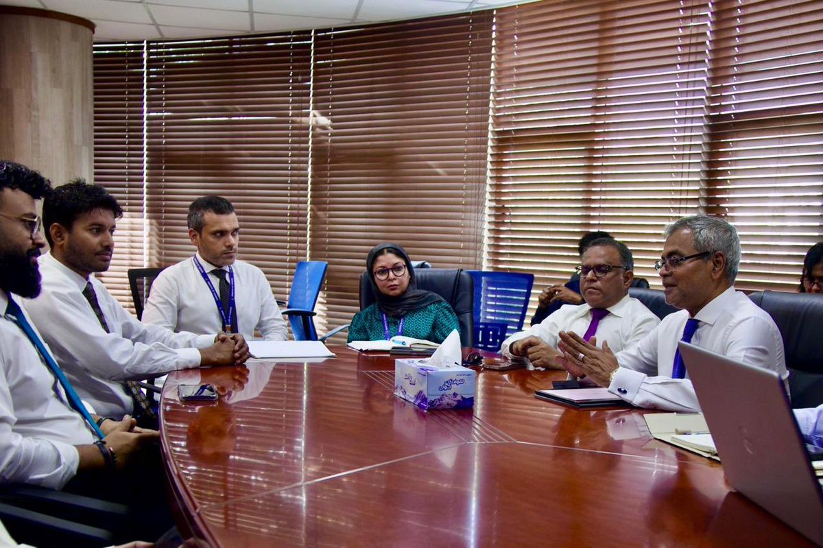 Great to meet the Chairman and MD of <a href="/mmprc_corporate/">Maldives Marketing & Public Relations Corporation</a> today. We will continue to work collaboratively to enhance and tailor our tourism marketing strategies.