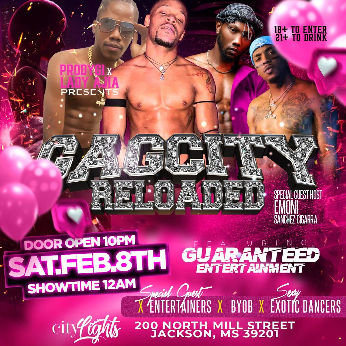 thatsRyder's tweet photo. I HEARD IT WAS A GUARANTEED TAKEOVER THIS WEEKEND IN JACKSON, MS ‼️🔥🔥🔥🔥🔥

GRAB YA HEAUX OR WHOEVER N COME PARTY WITH US🔥🔥 

#GagCityRELOADED 
#TeamGuaranteed 

@teamguaranteed https://t.co/f1I1VHJ1Ok