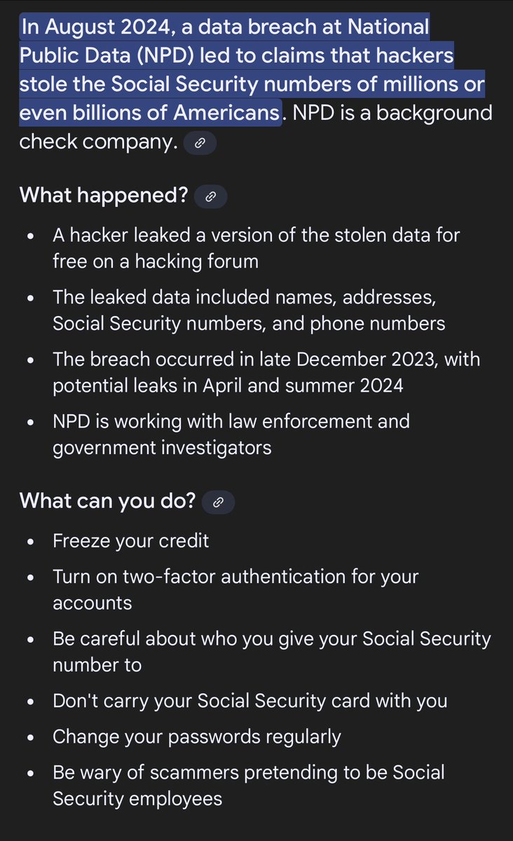 knightonez's tweet photo. @SenWarren Too late on the hacking of social security it already happened last year. Apparently all our information is already out there. https://t.co/zJCLOVC5GF
