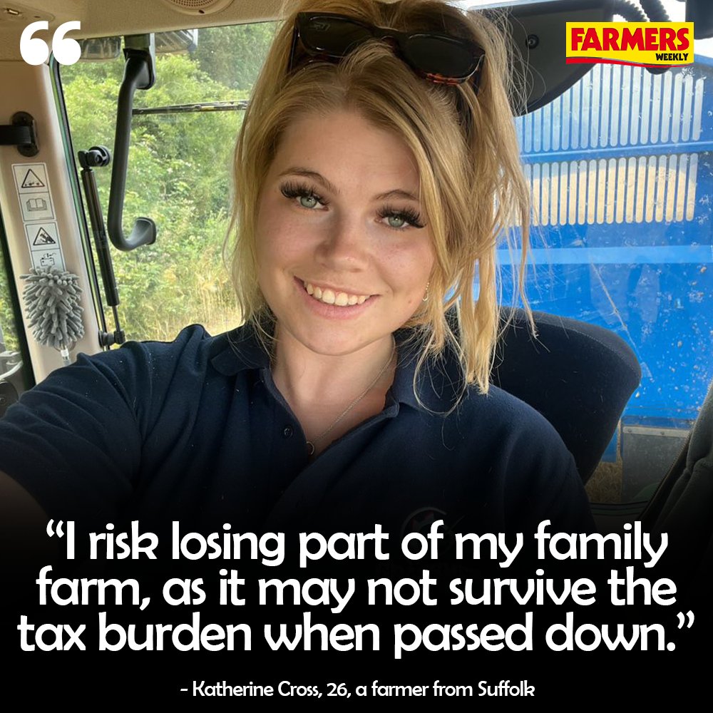 🗣️ Farmers continue to express serious concerns over the Labour government’s plan to apply a 20% inheritance tax to agricultural assets exceeding £1m, starting in April 2026.

READ MORE: ow.ly/lOTH50UTx9H