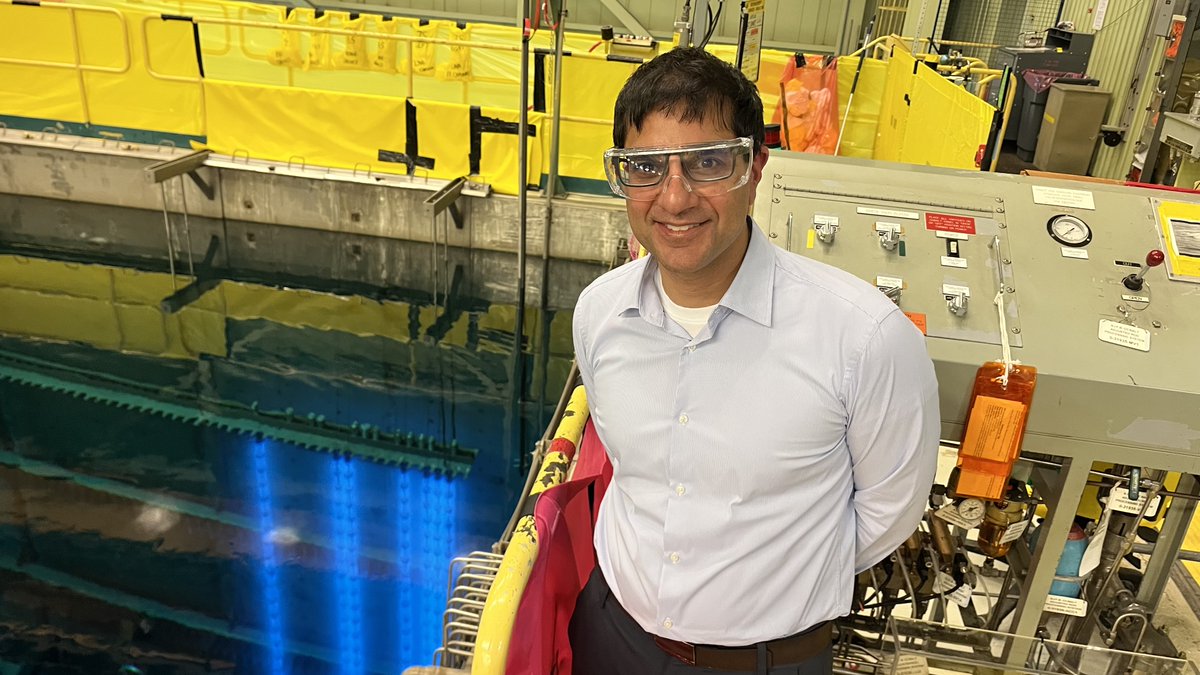 Bruce Power NGS (@bruce_power) on Twitter photo Dr. Arjun Sahgal, Chief, Department of Radiation Oncology, Odette Cancer Program at <a href="/Sunnybrook/">Sunnybrook Health Sciences Centre</a>, and a global leader in the treatment of brain and spine metastases, visited Bruce Power to see our harvest of the isotope cobalt-60.
Bruce Power was honoured to also have Dr. Sahgal Dr. Arjun Sahgal, Chief, Department of Radiation Oncology, Odette Cancer Program at <a href="/Sunnybrook/">Sunnybrook Health Sciences Centre</a>, and a global leader in the treatment of brain and spine metastases, visited Bruce Power to see our harvest of the isotope cobalt-60.
Bruce Power was honoured to also have Dr. Sahgal