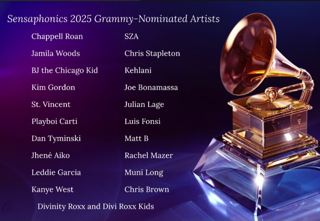 Congratulations to all of our 2025 #Grammy nominees! We are proud to provide these artists &amp; their crews with custom in-ear monitors, all hand-crafted in our #Sensaphonics signature soft silicone material- #RespectYourEars
 
#grammys #grammys2025 #iem #hearinghealth #livemusic