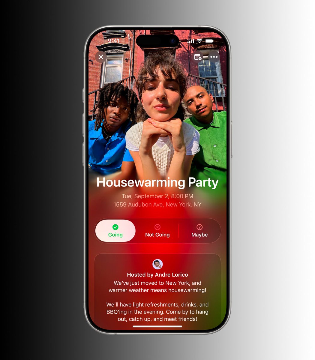appltrack's tweet image. Apple has released a new Invites app for event planning 🗓️

It has a beautiful interface that allows you to create gatherings, invite friends, share photos and more.