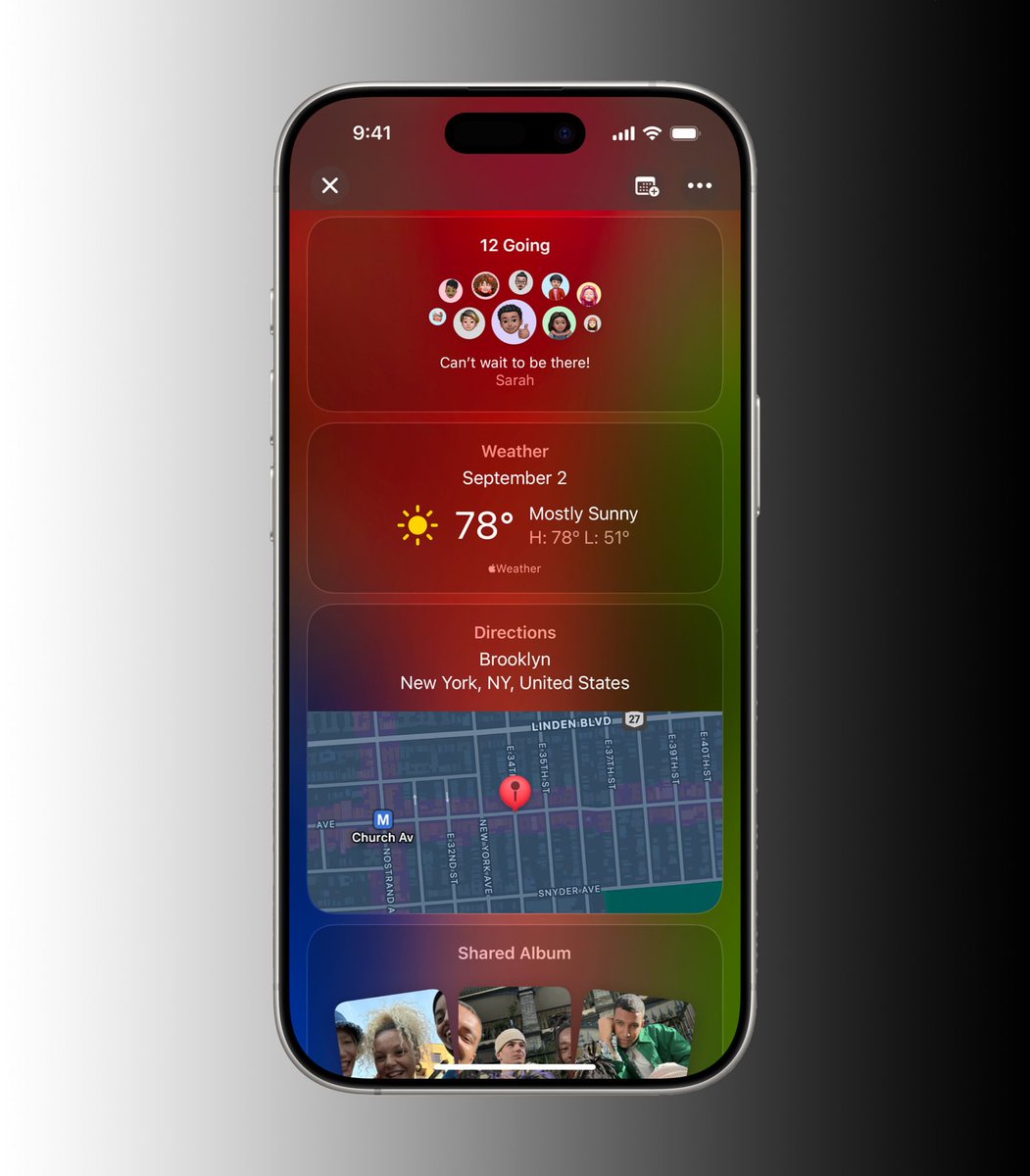 appltrack's tweet image. Apple has released a new Invites app for event planning 🗓️

It has a beautiful interface that allows you to create gatherings, invite friends, share photos and more.