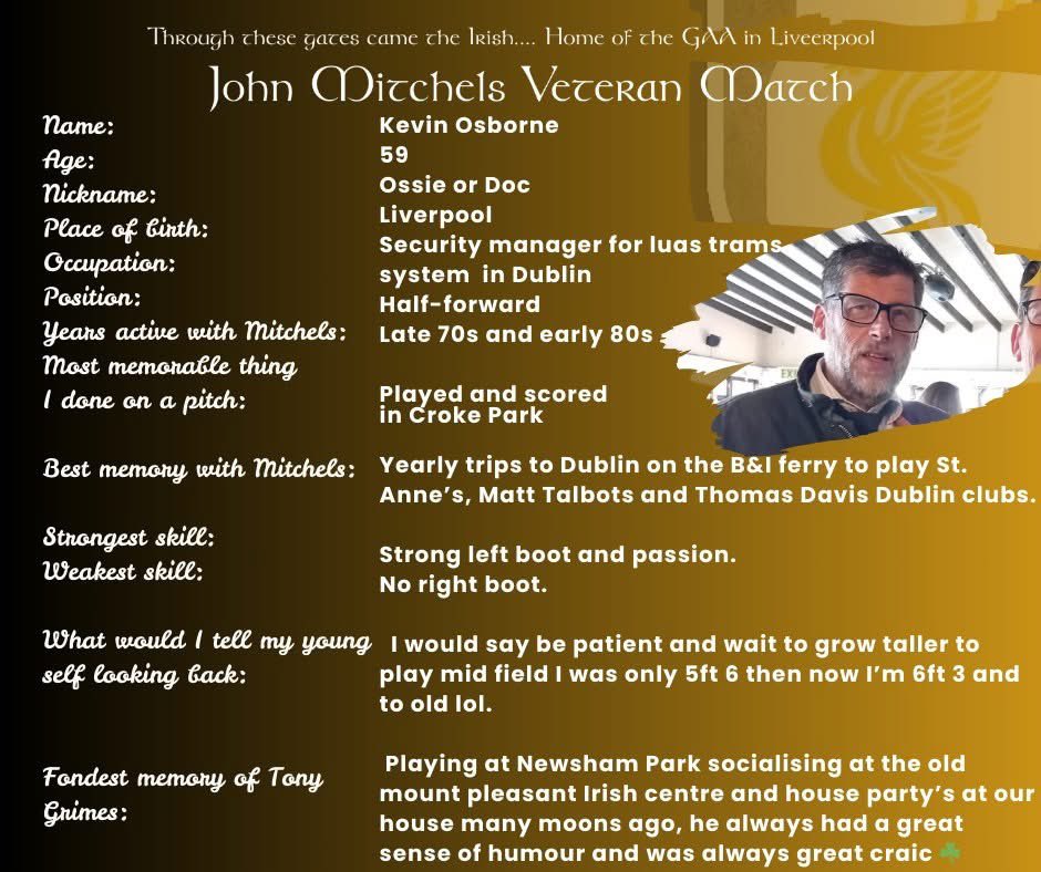 John Mitchels GAA Liverpool tweet media