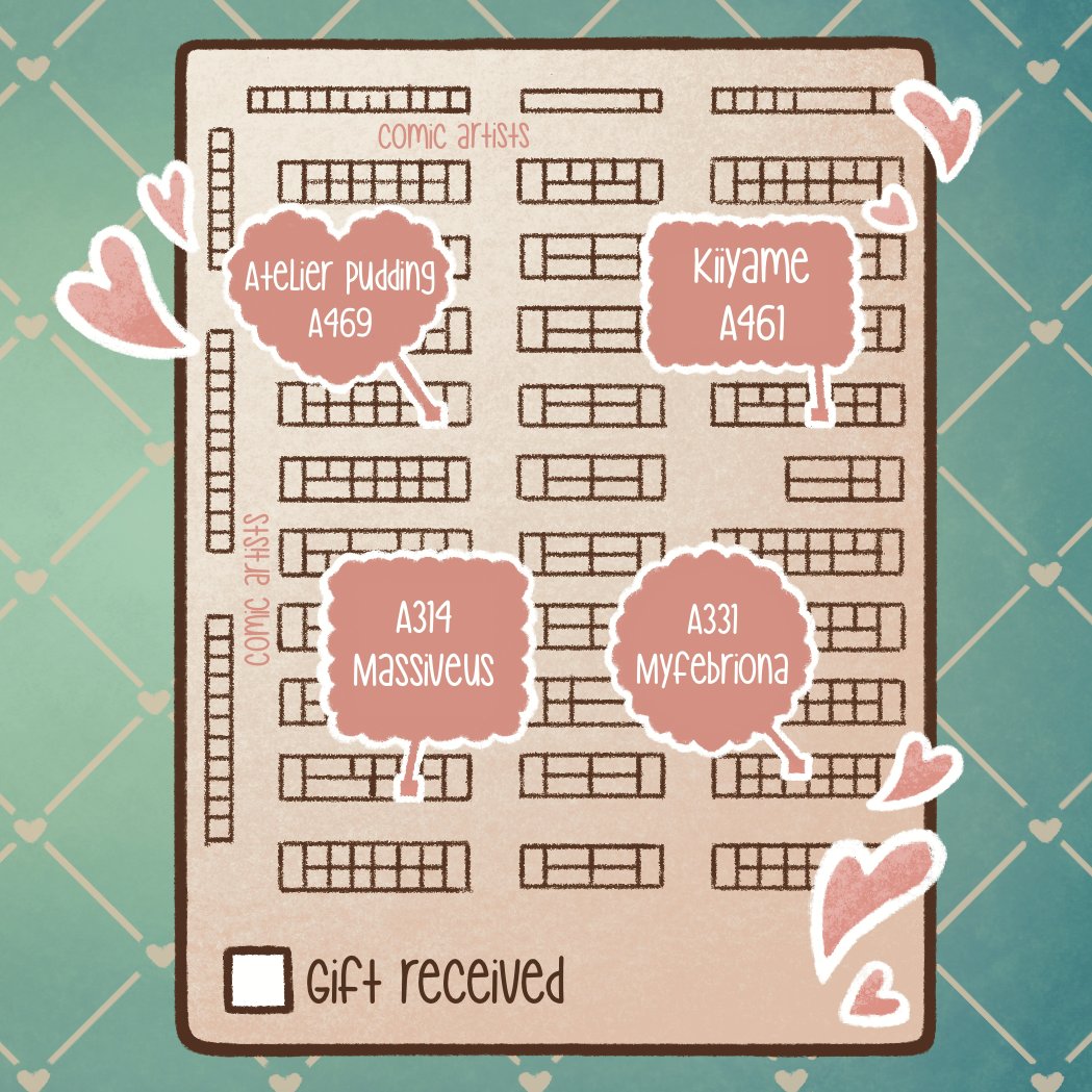 jigglepuddz- COMBOBREAKER (@jigglepuddz) on Twitter photo Hello WOL! We are back again with another FFXIV stamp rally at Megacon Valentines Day edition!
Atelier Pudding (me)
<a href="/kiiyame/">Kiiyame @ Animazement E18</a>
<a href="/_allibunn/">Allibunn | Massiveus</a>
<a href="/MyFebronia/">Feb🍓moved to bsky</a> Hello WOL! We are back again with another FFXIV stamp rally at Megacon Valentines Day edition!
Atelier Pudding (me)
<a href="/kiiyame/">Kiiyame @ Animazement E18</a>
<a href="/_allibunn/">Allibunn | Massiveus</a>
<a href="/MyFebronia/">Feb🍓moved to bsky</a>