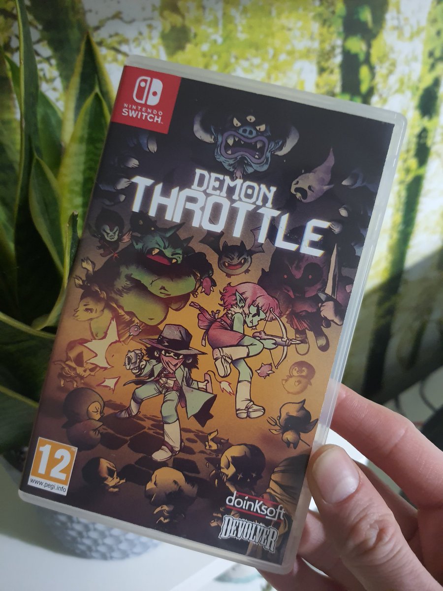 leighwynne33's tweet photo. This was a total random pick-up today... Saw it in CEX in Liverpool for £8.00 and thought I'd give it a shot!
As says on the back of the box: Only physical. Never Digital.
#DemonThrottle #NintendoSwitch
@devolverdigital @doinksoft https://t.co/hnbWKL9wd6