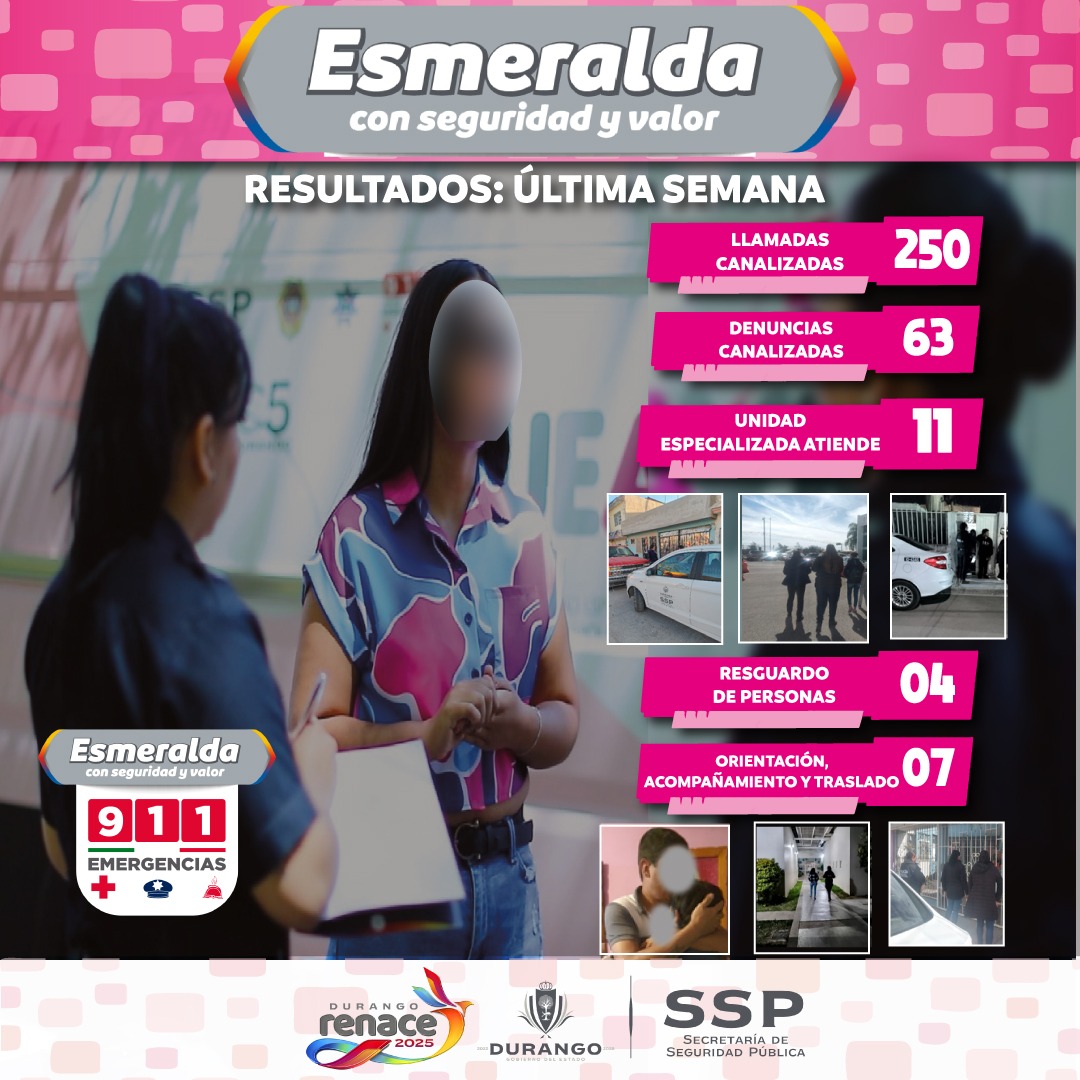 sspdgo's tweet image. #ProgramaEsmeralda con Seguridad y Valor #DurangoRenace #SSPDgo #DurangoSeguroRespetuosoyEnPaz @IEMDgo_